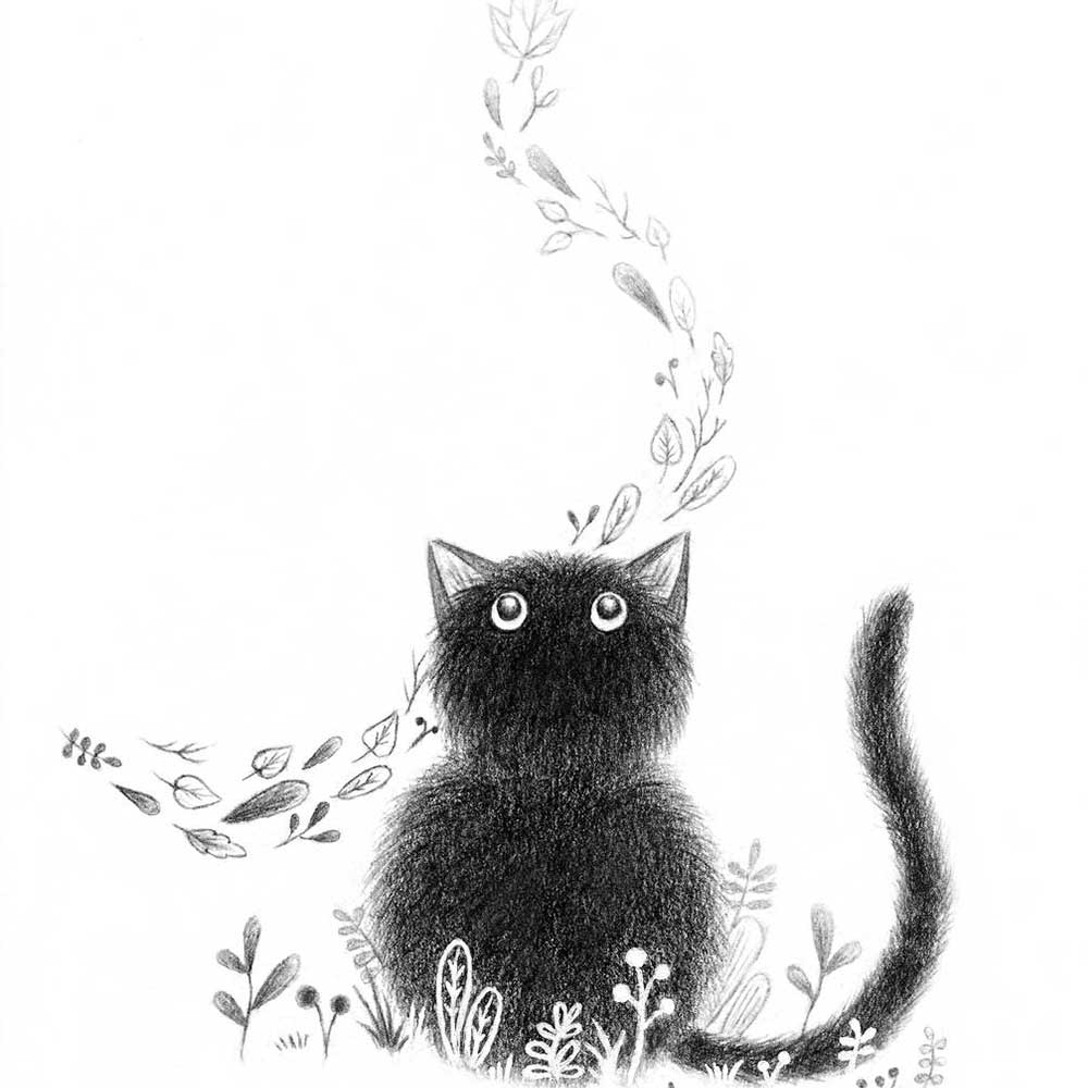 Котенок рисунок. 150 картинок нарисованных котят
