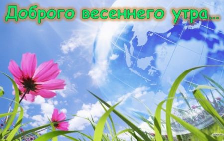 С добрым весенним утром! Картинки о весне