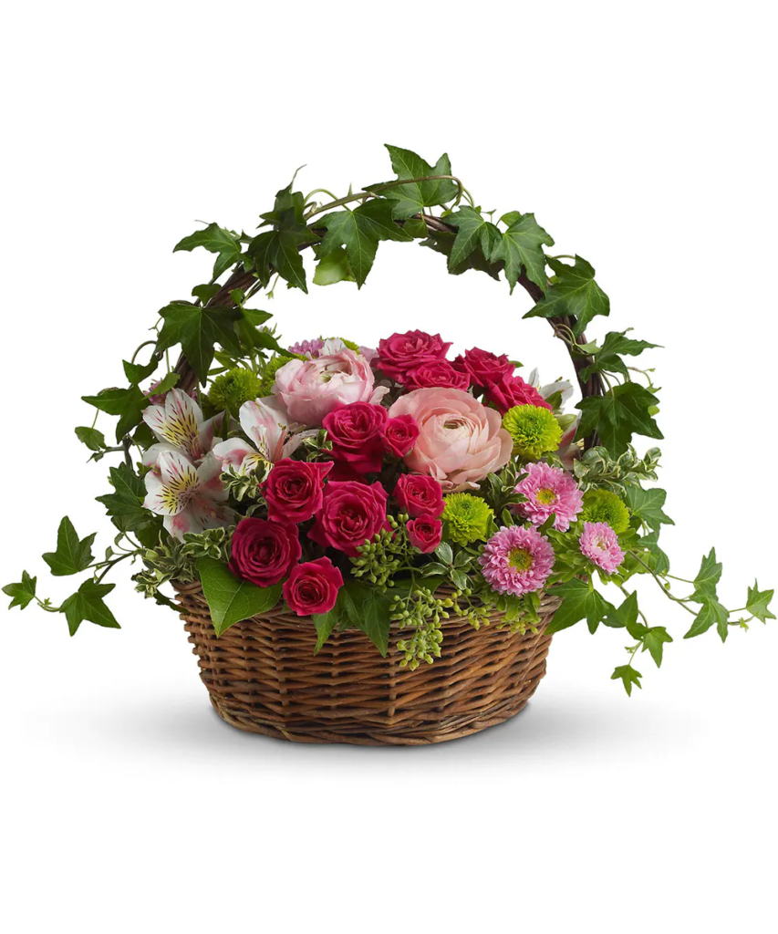 Поздравление с днем рождения женщине картинки цветы. Корзина с цветами. Корзина роз. Красивые корзины с цветами. Красивые корзинки с цветами.