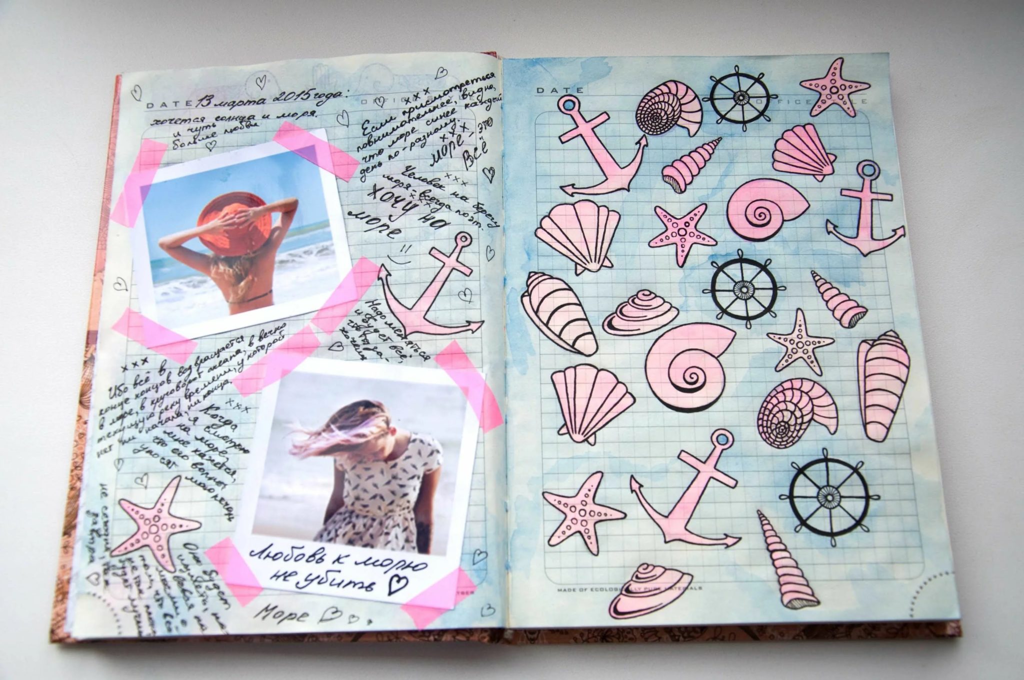 Идеи для оформления личного дневника