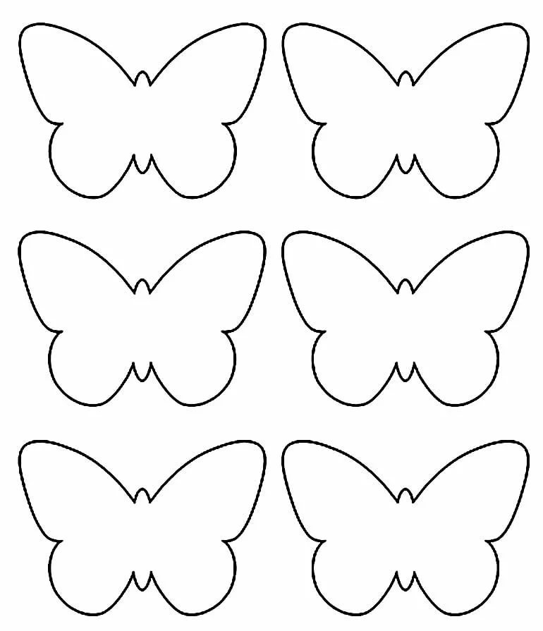 Шаблон бабочек для печати. Бабочки для вырезания. Контуры бабочек для декора. Трафарет бабочки для вырезания. Трафареты бабочек для декора.