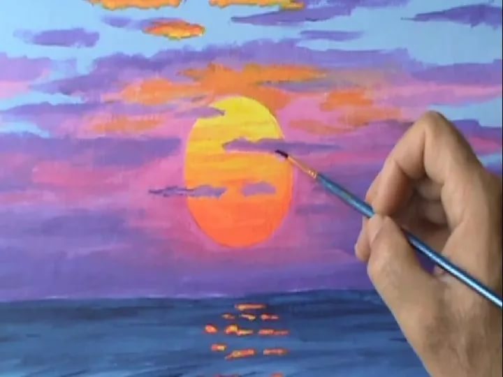 Как нарисовать закат: 170 рисунков