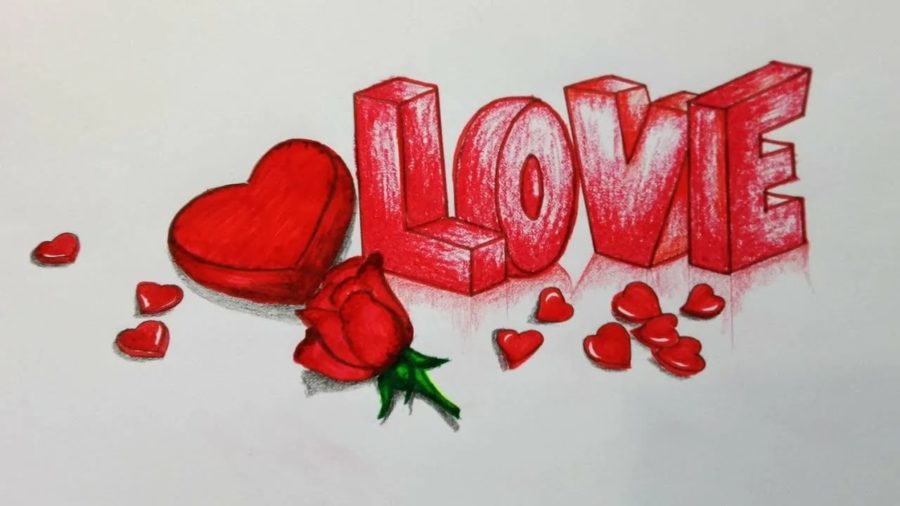 205 рисунков про любовь карандашом и не только
