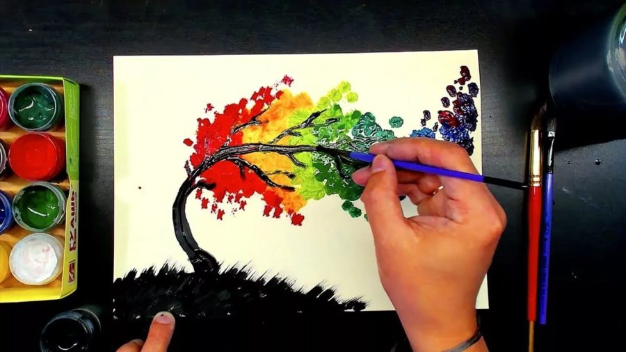 Что можно нарисовать красками: 160 красивых рисунков