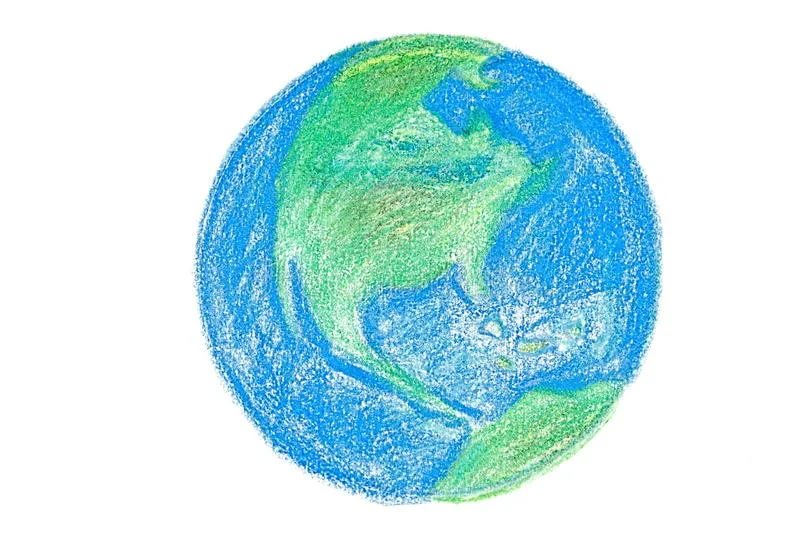 110 рисунков Земли (земного шара)