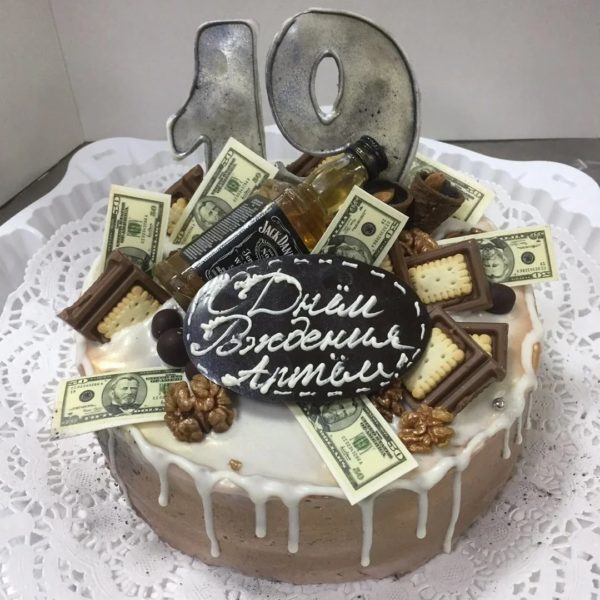 300 мужских тортов на день рождения