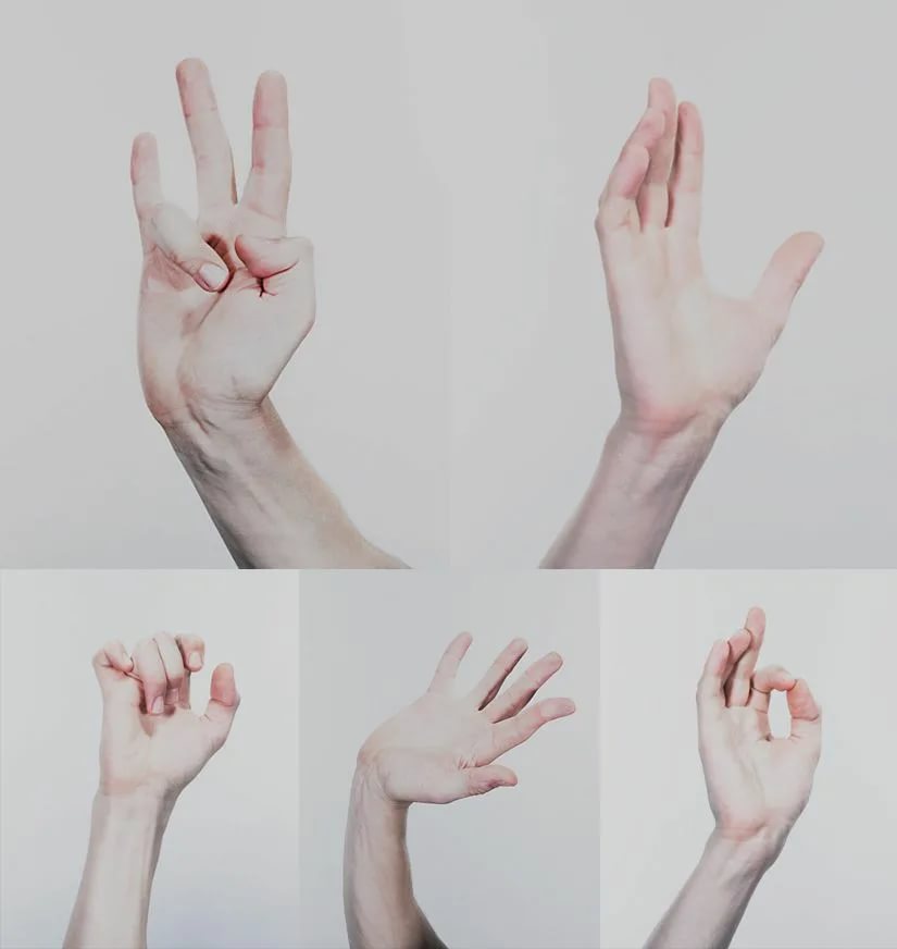Расслабленные пальцы рук