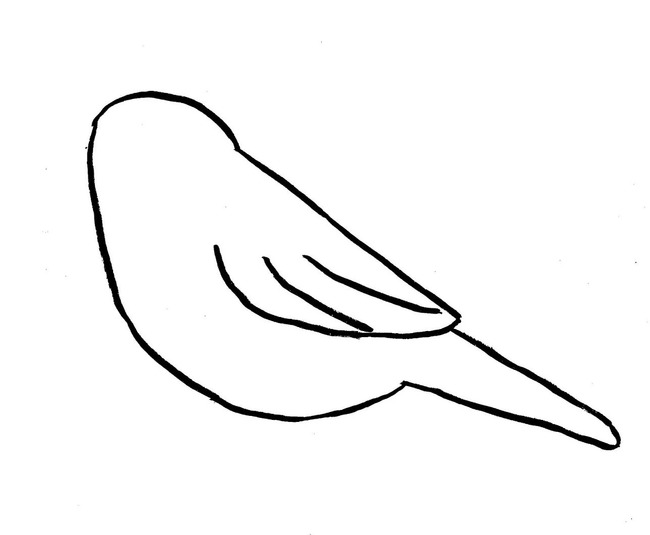 Дорисовать птицу для детей