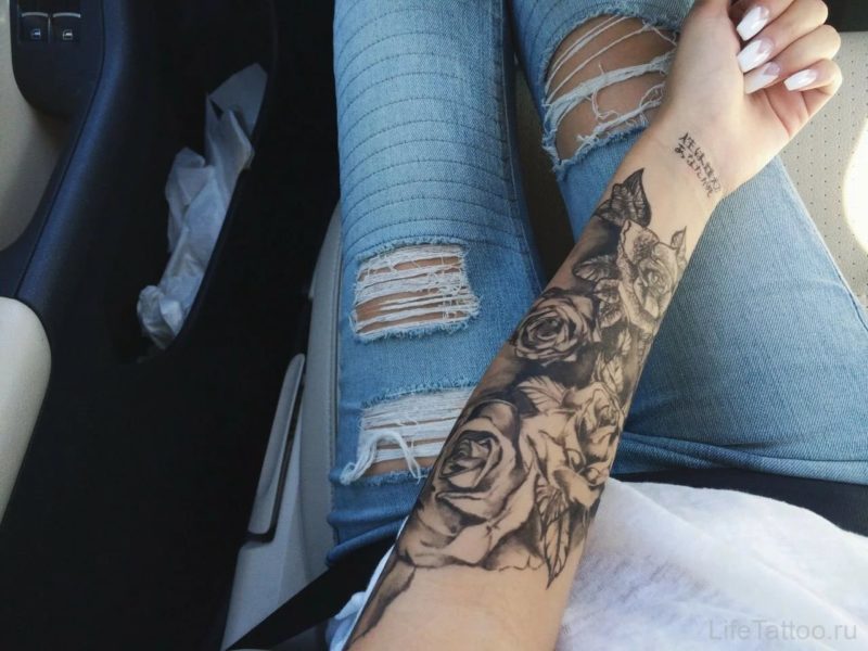 300 женских татуировок на руке