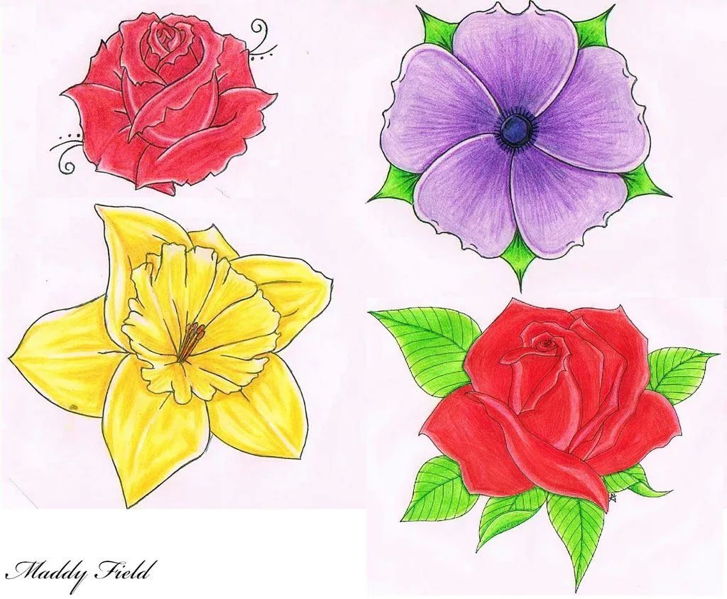 Как можно нарисовать цветок. Цветы рисунок. Нарисовать цветы. Разные цветы для рисования. Несложные цветы.