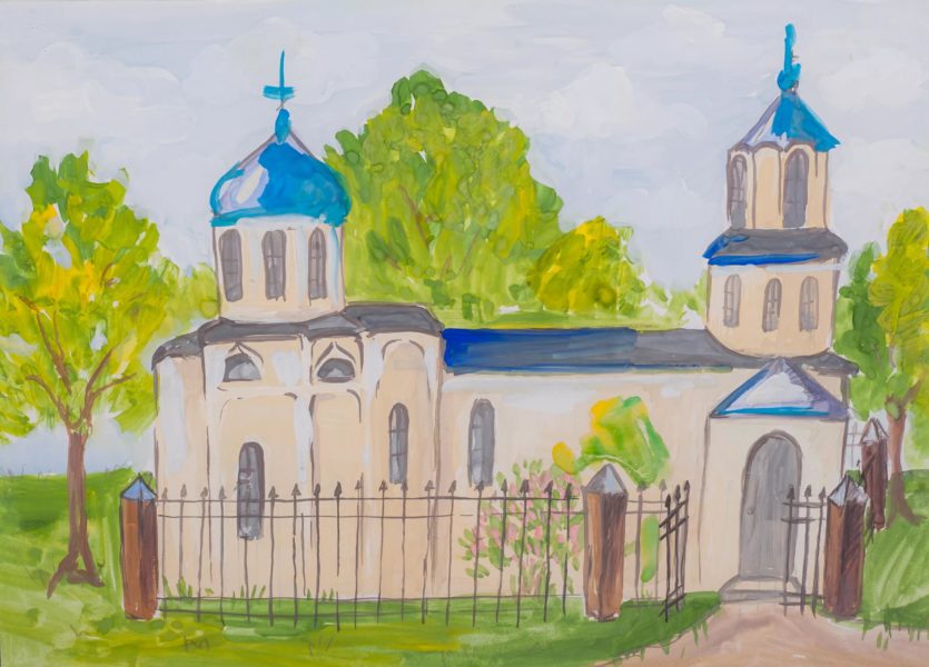 Как нарисовать церковь: 40 рисунков