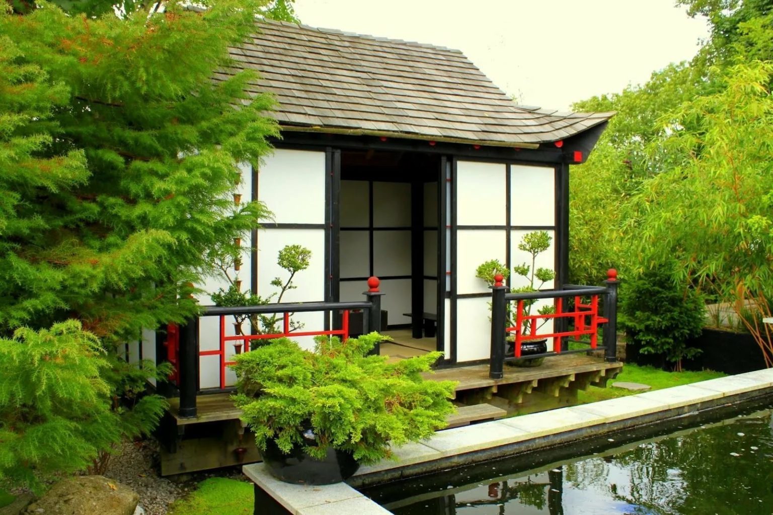 чайный домик в японии