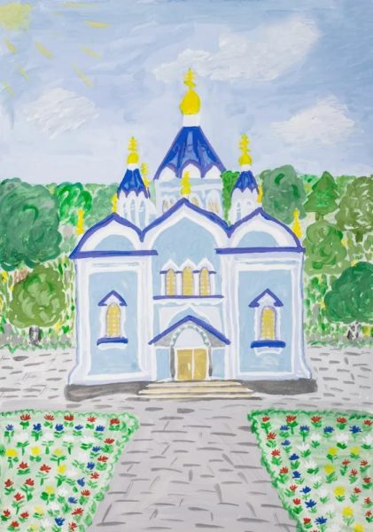 Как нарисовать церковь: 40 рисунков