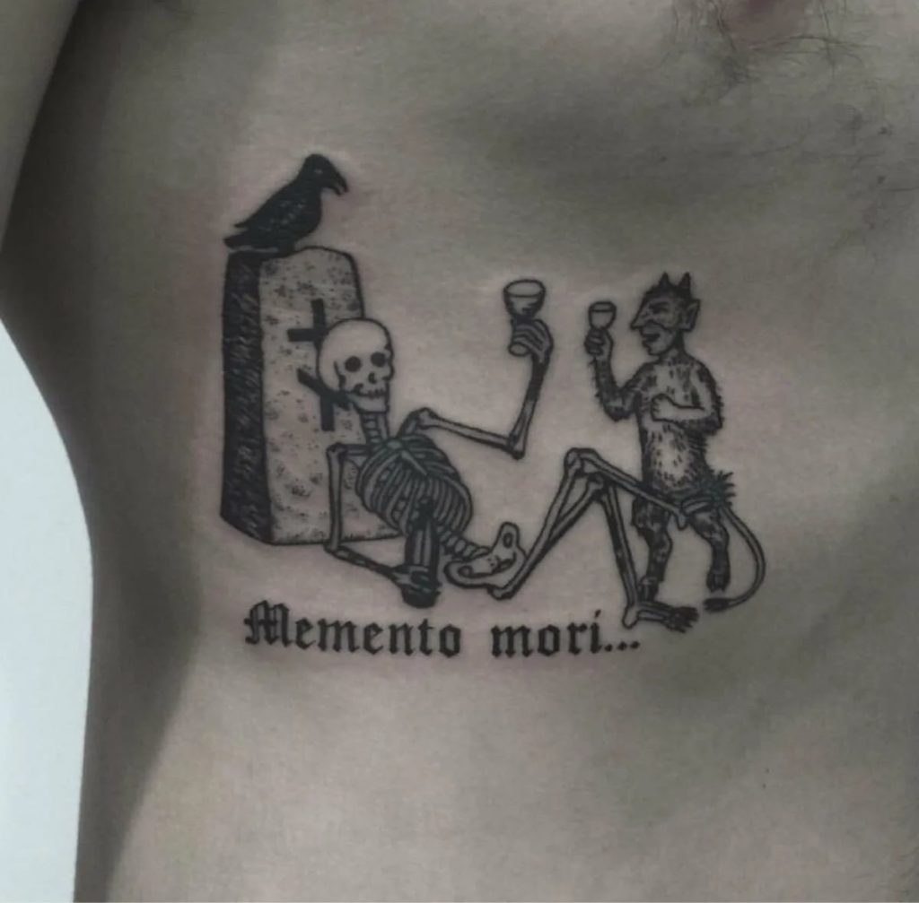 Татуировки смерти Memento Mori